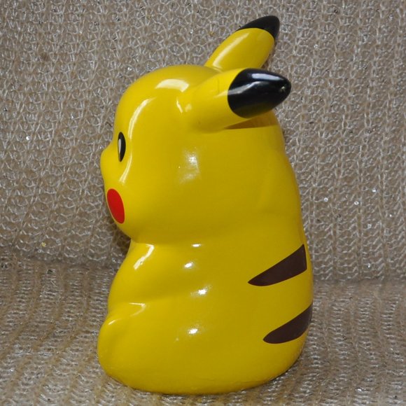 2016 PIKACHU Nintendo Pokémon FAB Starpoint Ceramic Piggy Bank 9x5" (23x13cm) - Picture 2 of 8